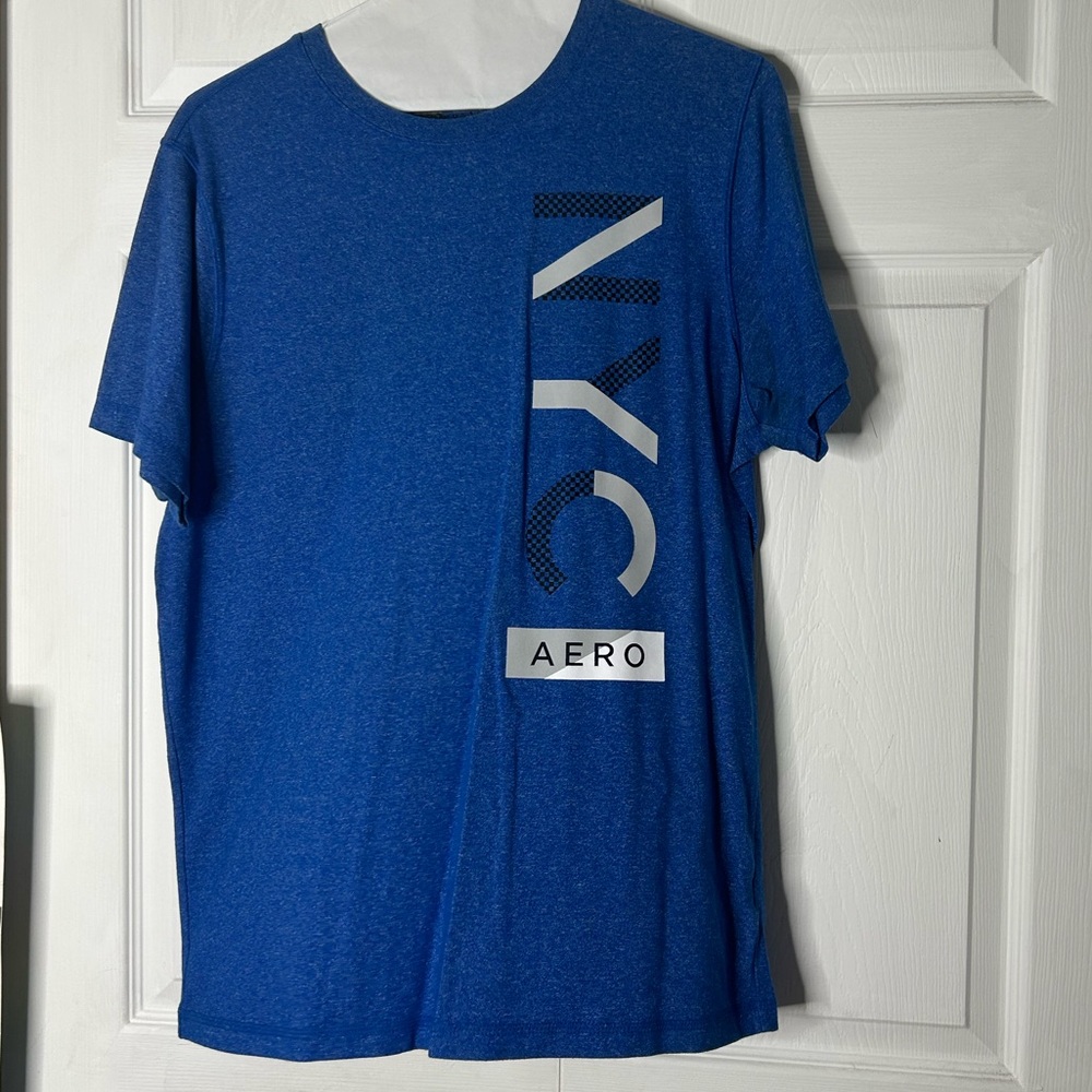 Aero Men’s Blue Stretch Shirt